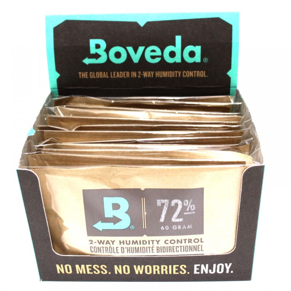 Boveda 72 Percent RH Two Way Humidity Control Packets 12 Count Pack for Freshness and Moisture Management**