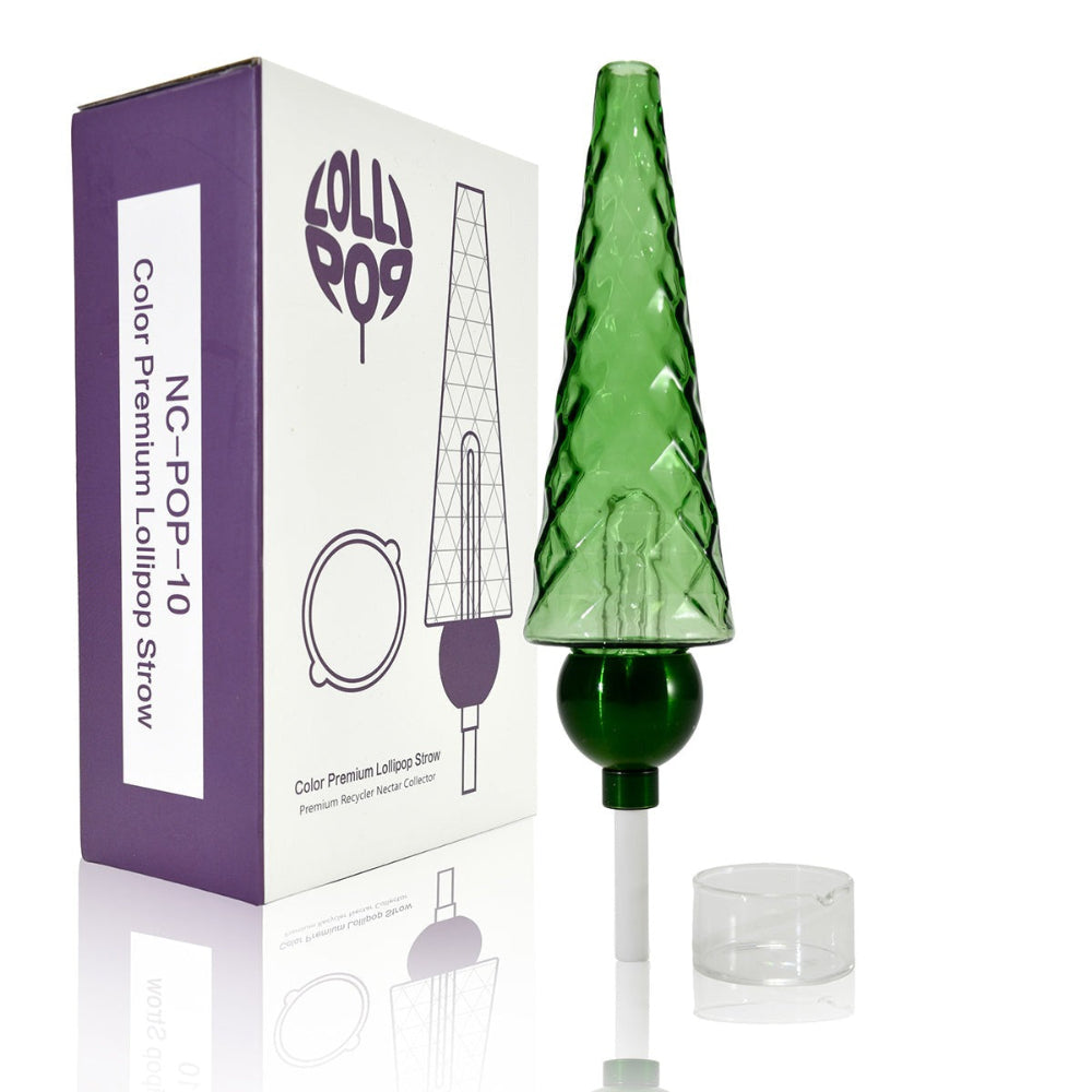Cali Cloudx Lollipop Straw Kit is a premium quality glass dab straw set designed for durable and portable use with concentrates.