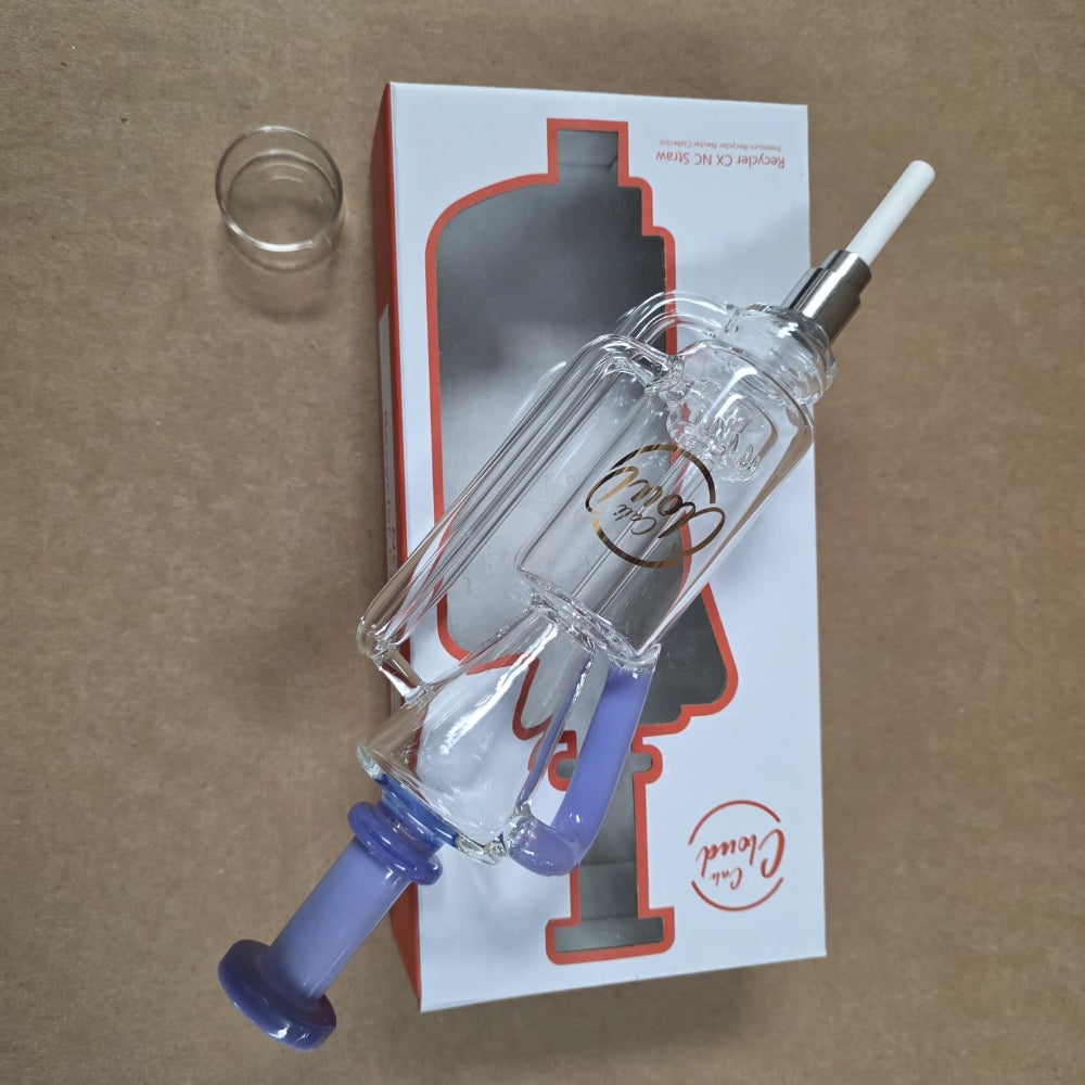 Cali Cloudx Recycler CX Straw Kit vaporizer compact recycler straw system offering smooth, cool vapor production and easy portable concentrate use.