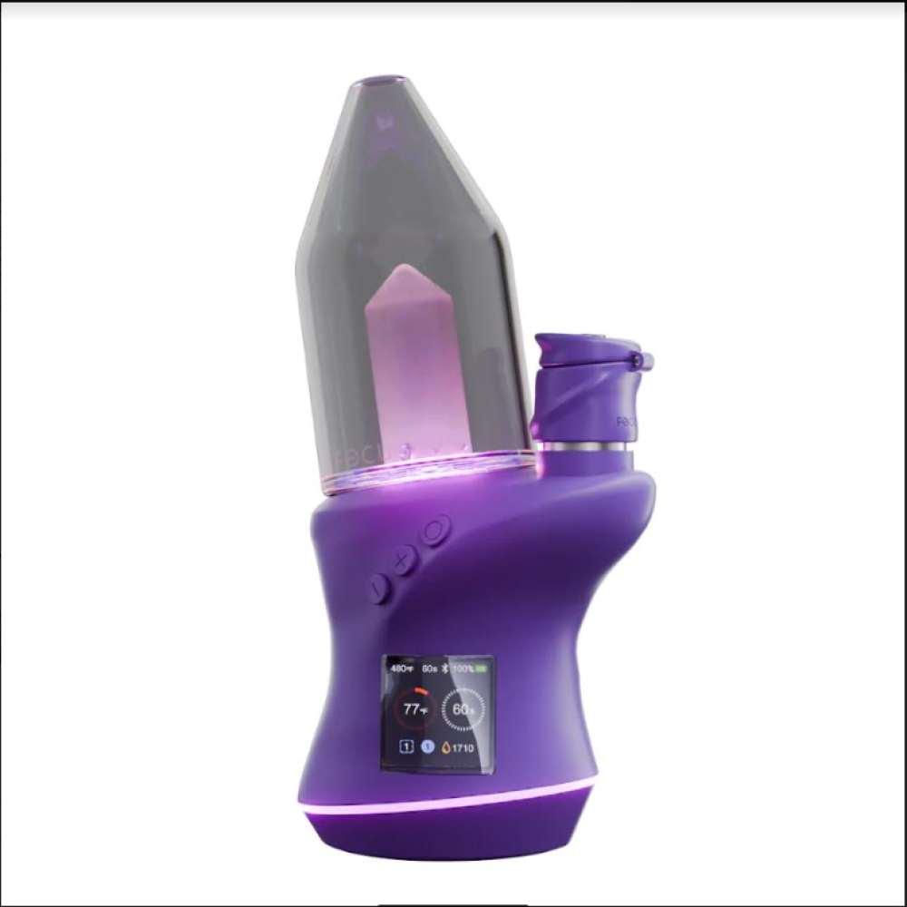 Carta 2 Grape smart rig portable vaporizer featuring Intelli-Core technology and premium grape color finish.
