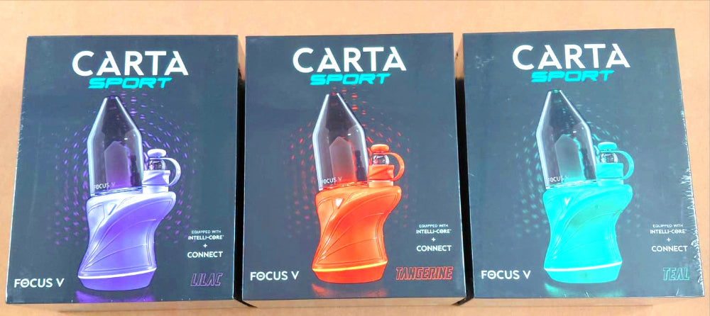 Portable Carta Sport vaporizer kit with modern design and optimized heating system for consistent results.