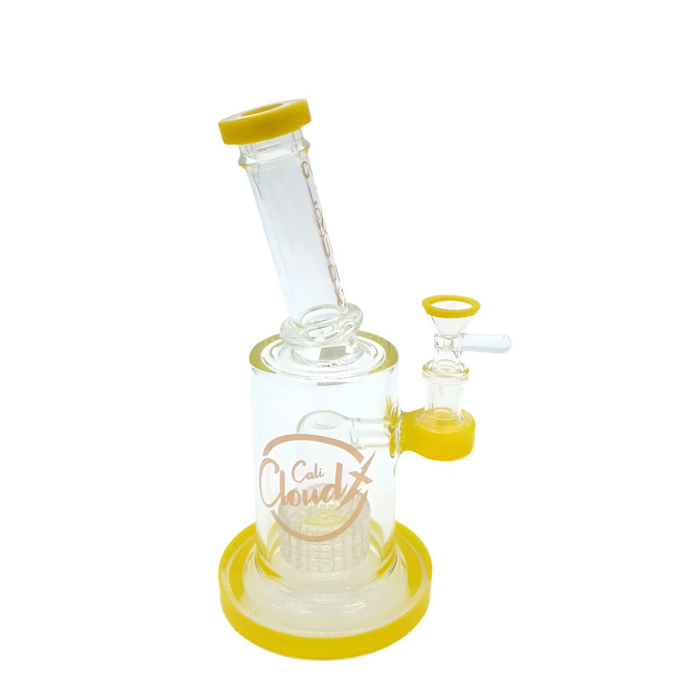 Cali Cloudx Shower Head Percolator Water Pipe with Advanced Filtration and Durable Glass Design.