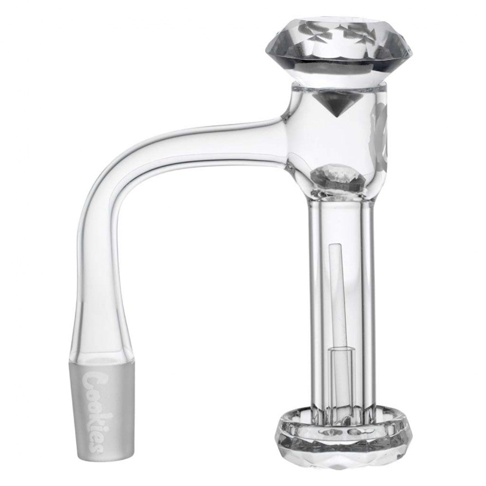 Cookies Diamond Slurper glass accessory with premium heat-resistant construction, diamond-style airflow design, and smooth polished finish.