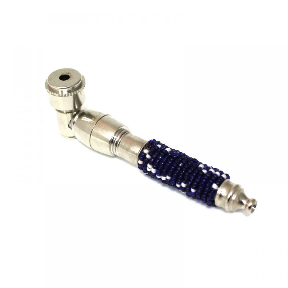 Fancy Design Metal Pipe with Cover Decorative Metal Hand Pipe Featuring a Protective Cover and Decorative Finish