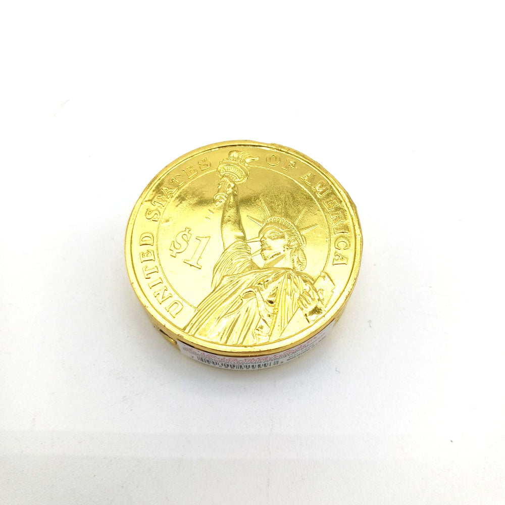 Dollar coin flame Clickit lighter mix color 25 pcs display pack with durable construction, strong flame ignition, and compact coin-style portable design.