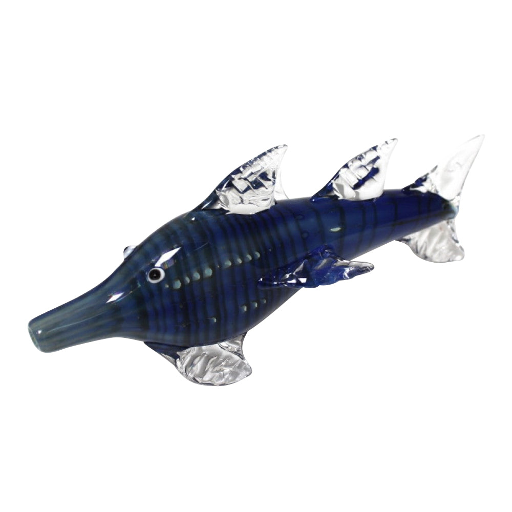 Dolphin Glass Hand Pipe with Artistic Dolphin Shape and Durable Borosilicate Glass Construction**