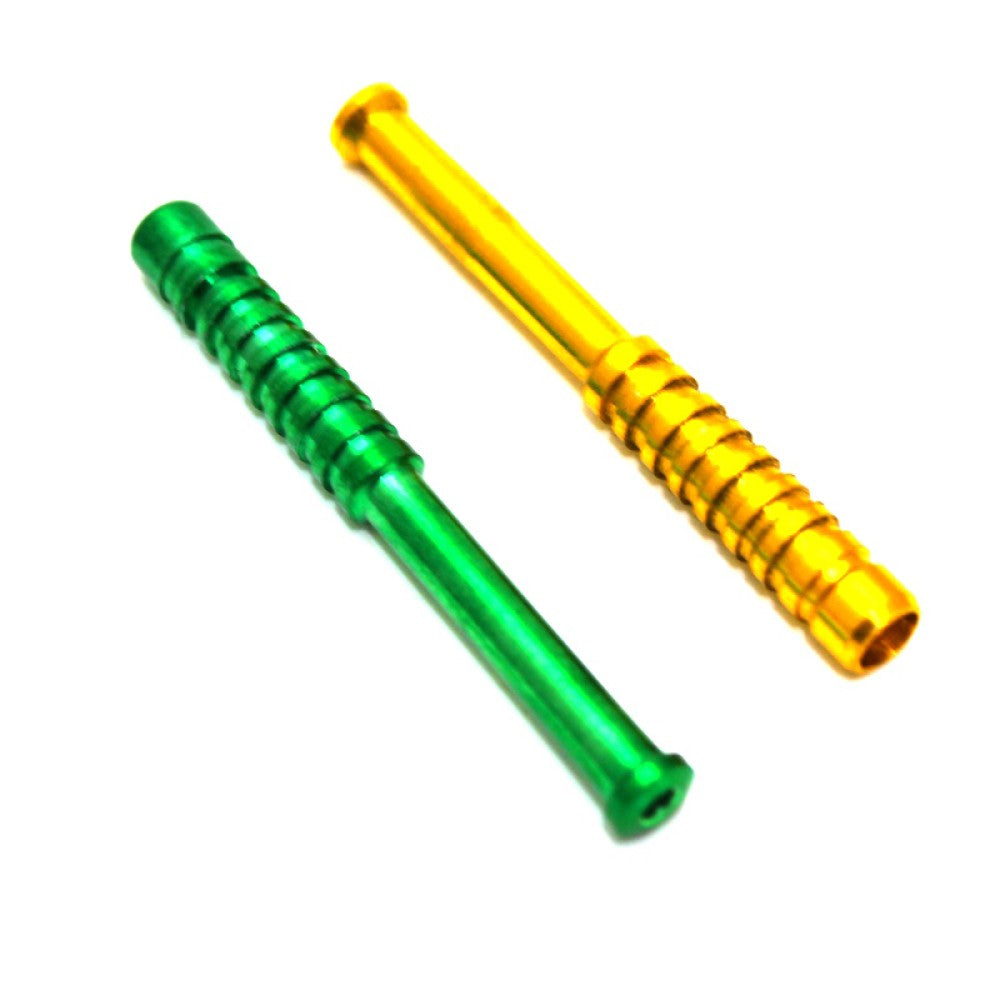 Solid Color Metal One Hitter Portable Durable Metal Smoking Pipe