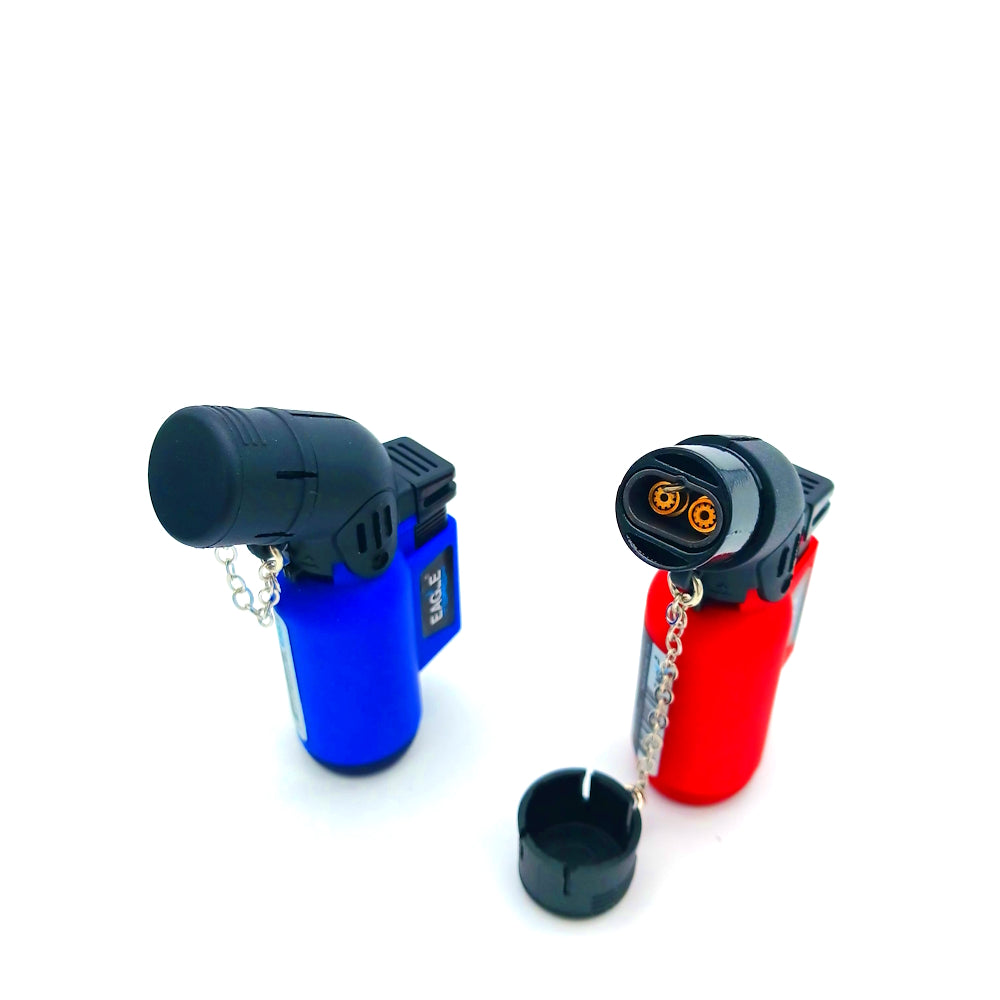 PT150AD Eagle mini angle double torch lighter 20 pcs display with dual flame, adjustable wind-resistant performance, and durable design for reliable use.