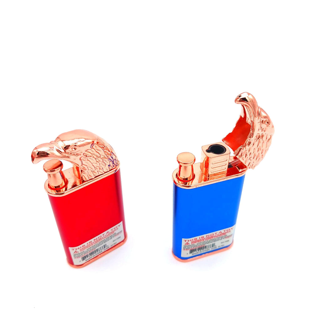 Eagle single torch Clickit lighter mix color 20 pcs pack with strong jet flame, durable build, and compact design for easy and reliable everyday use.