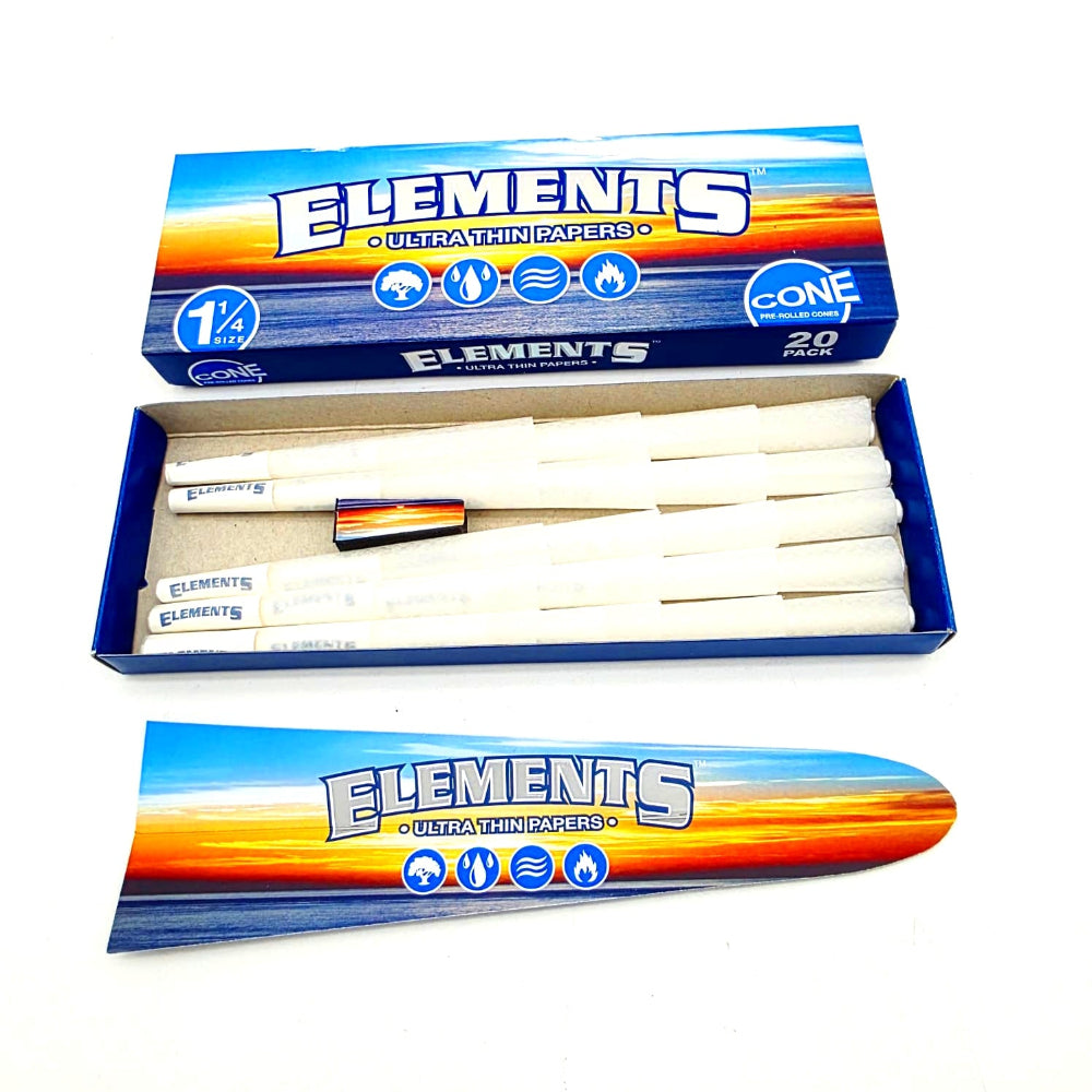 Elements 1 1/4 size cones 20pk/12pk