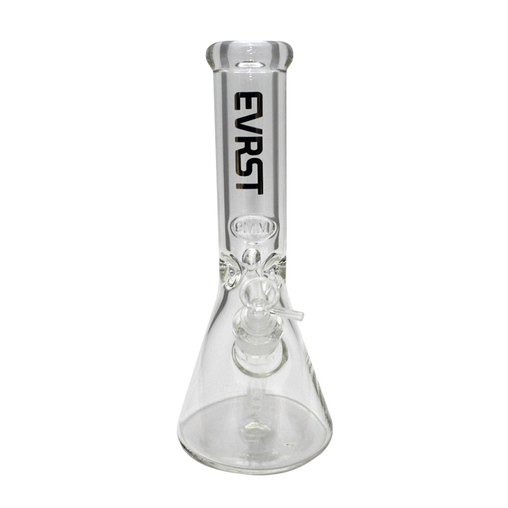 EVRST Heavy NorCal beaker water pipe made from thick borosilicate glass with stable beaker base and smooth water filtration system for durable use.