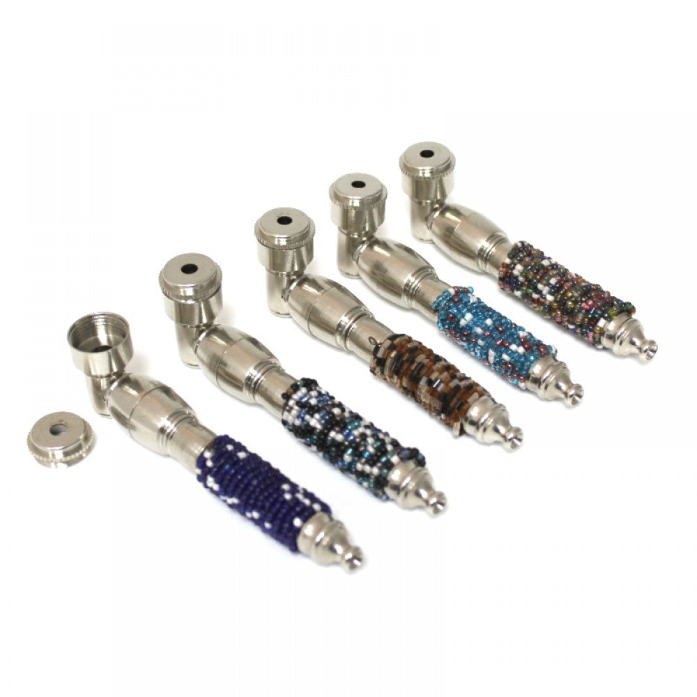 Fancy Design Metal Pipe With Cover featuring durable metal construction, decorative finish, protective cap, and portable design.