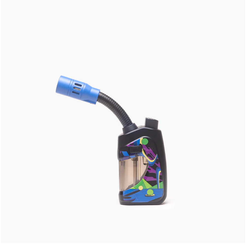 Special Blue Fire Bender Torch 9 Pieces Display featuring windproof jet flame, refillable butane system, and durable compact design for consistent heating performance.