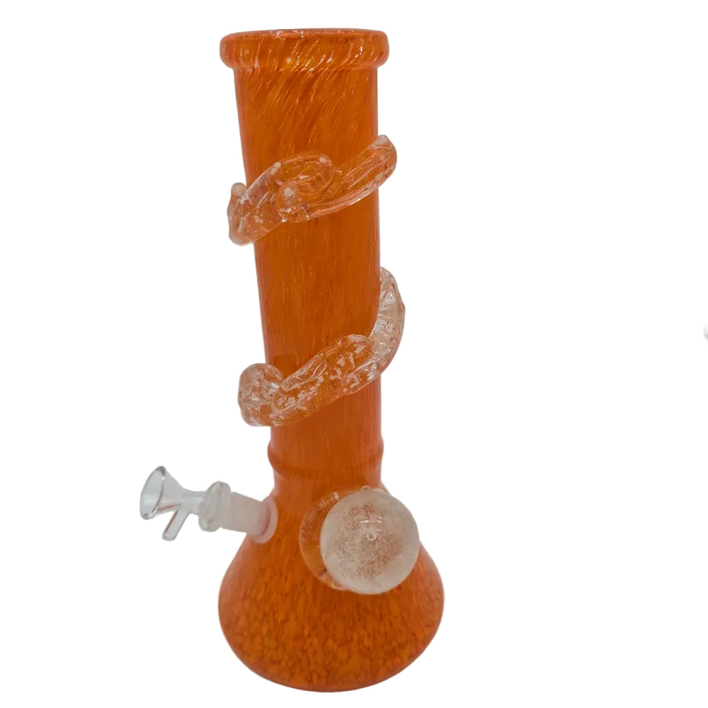 Flower vase design heavy soft glass water pipe with durable construction, stable base, and smooth water filtration for a clean and enjoyable smoking experience.