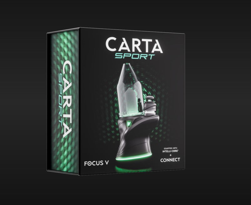 Focus V Saber Portable Heated Tool featuring rechargeable power, precision heat activation, and a sleek compact design for clean concentrate application.