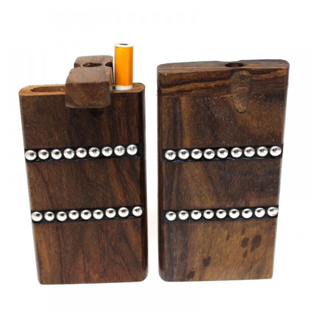 Hand Made Wooden Dugout With Ball Design and Metal Bat Portable Wooden Storage Accessory