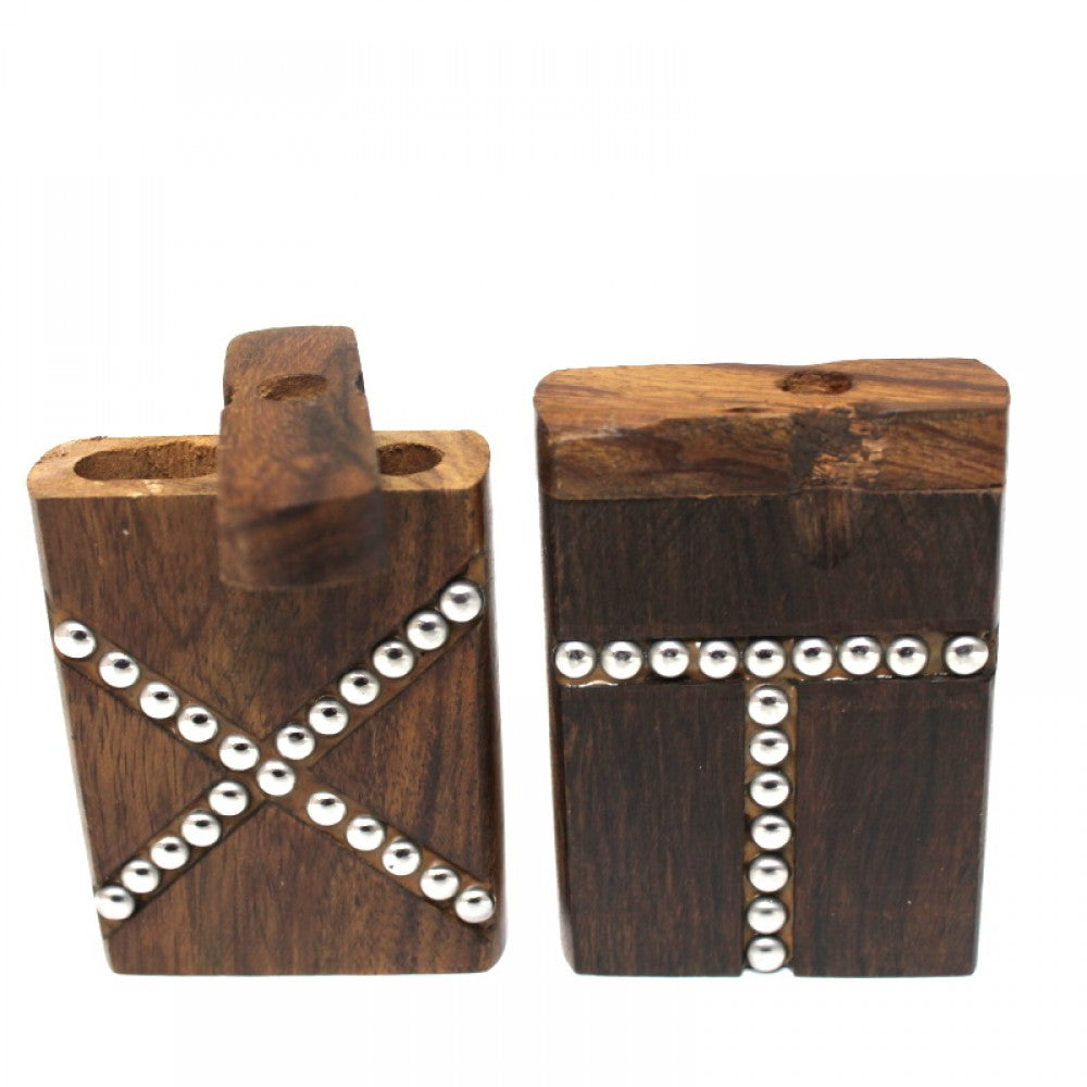 Hand Made Wooden Dugout With Ball Design crafted from quality wood with a smooth finish and compact portable design.