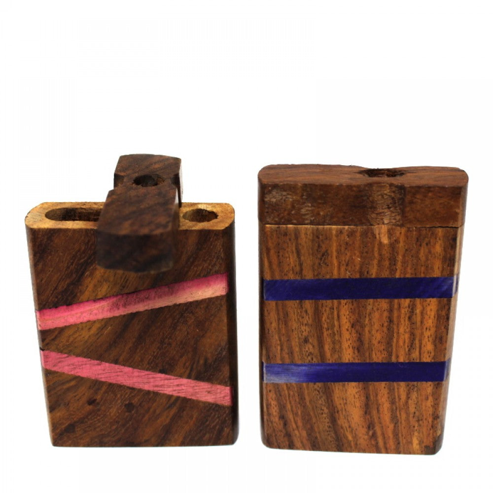 Hand Made Wooden Dugout featuring natural wood construction, smooth polished finish, and compact portable design.