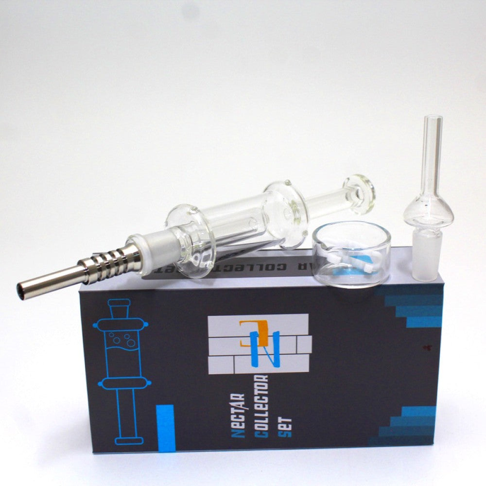 Injector design straw kit 10mm, durable heat-resistant dabbing tool set with compact design for smooth and efficient vapor use.