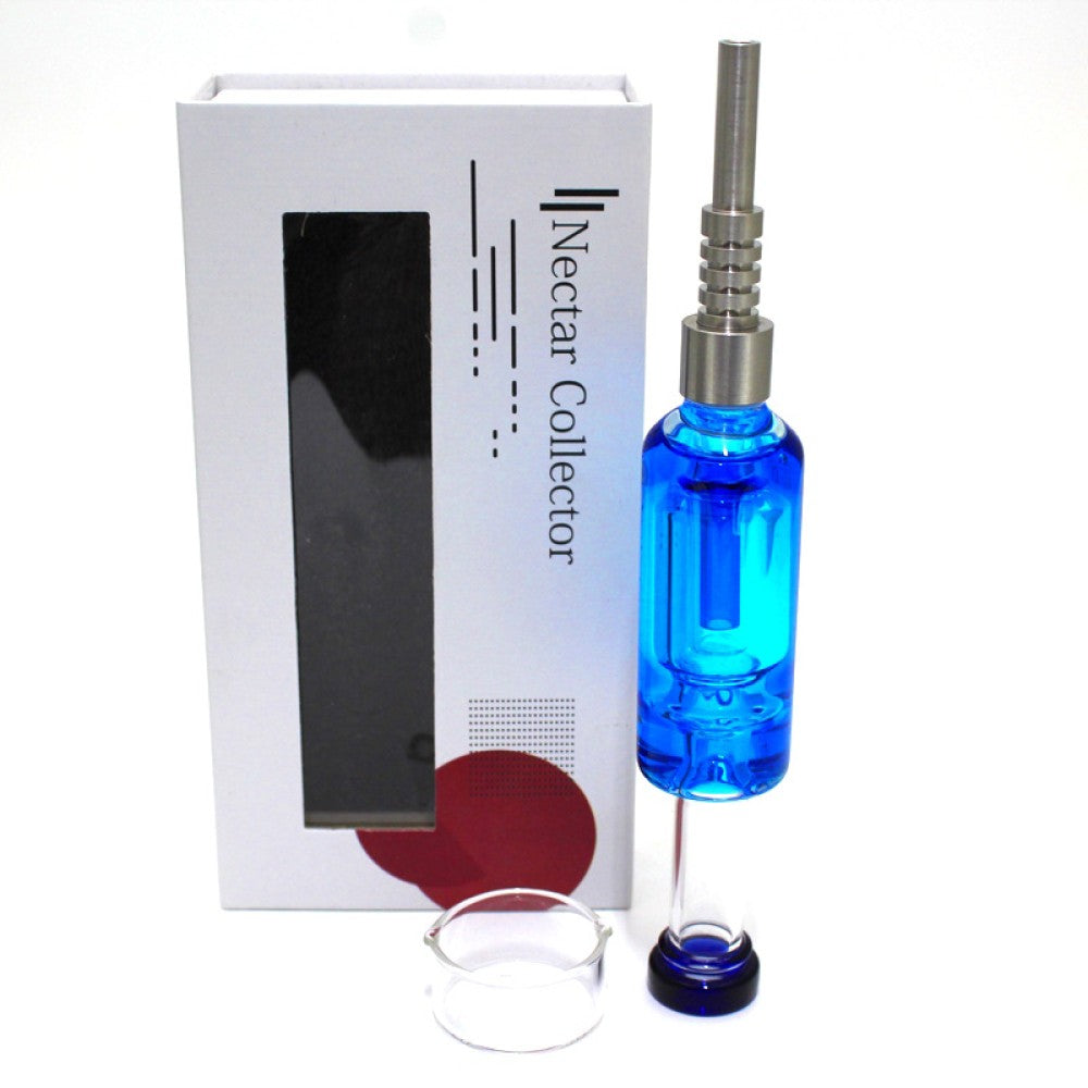Liquid Filled Color Straw Kit with Screw Nail featuring vibrant liquid design, durable glass construction, and portable dabbing accessory functionality