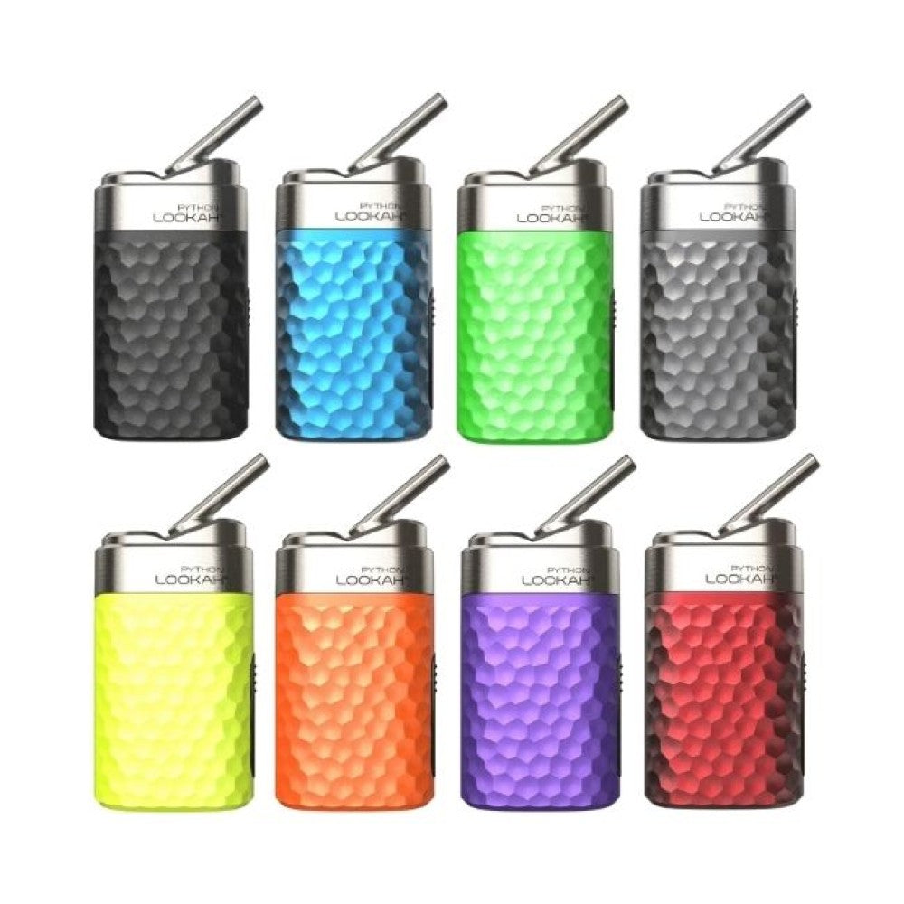 Lookah Python Wax Vape Pen featuring portable design, rechargeable battery, and efficient heating system for smooth concentrate vaporization.