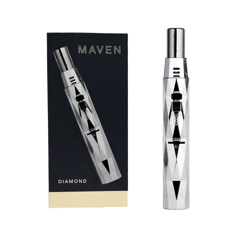 Maven Diamond windproof torch lighter featuring a powerful jet flame, sleek diamond-inspired finish, and durable build for reliable everyday use.