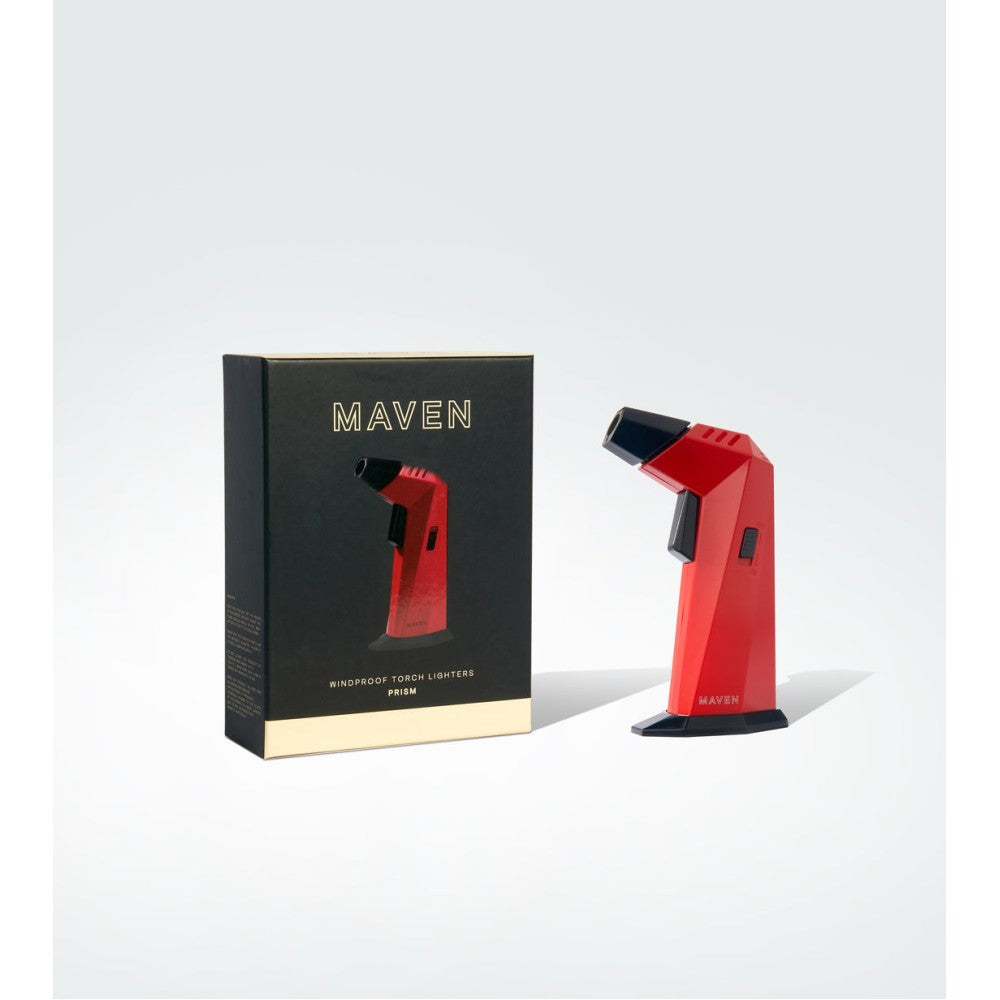 Maven Prism windproof torch lighter with strong jet flame, durable build, and reliable ignition designed for consistent everyday performance.