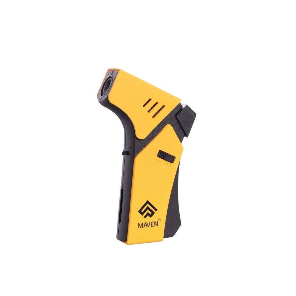 Maven Pro torch lighter featuring a powerful windproof jet flame, durable body, and precision ignition for reliable everyday use.