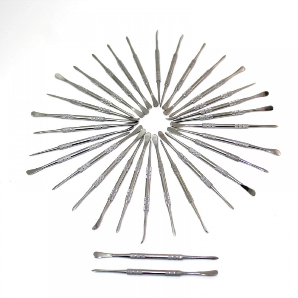 Stainless steel metal dab tool with precision tip for handling concentrates, durable heat-resistant dabber for easy and safe use.