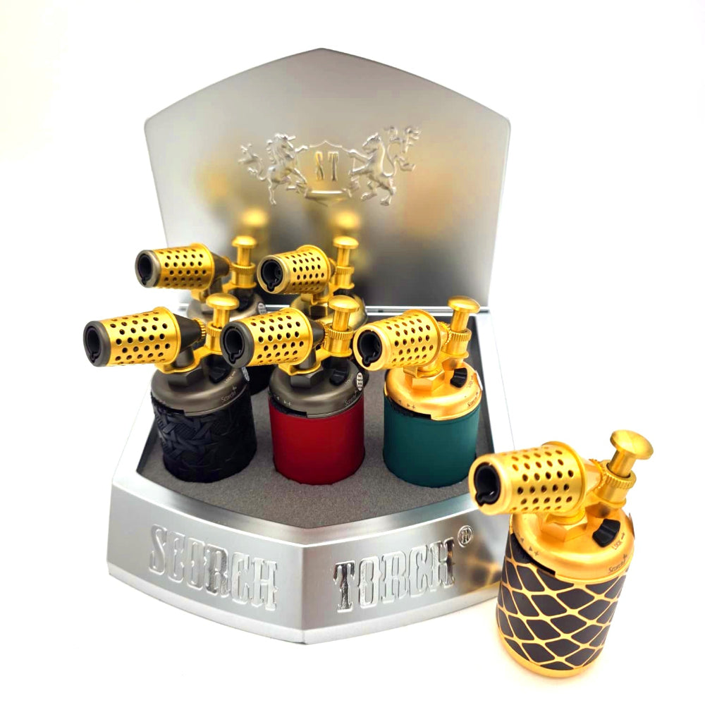 X-Max series Scorch Torch lighter set model 61729 6 pack durable torch lighter for reliable ignition.