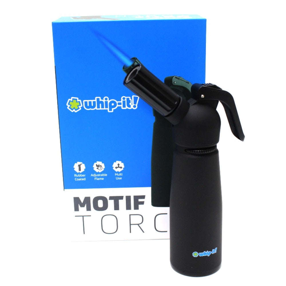 Motif butane torch Whip It handheld design strong flame torch lighter for versatile heating and utility tasks