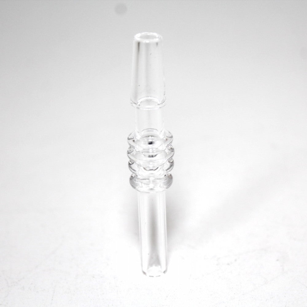 Replacement quartz tip for nectar collector designed for durability and efficient use.