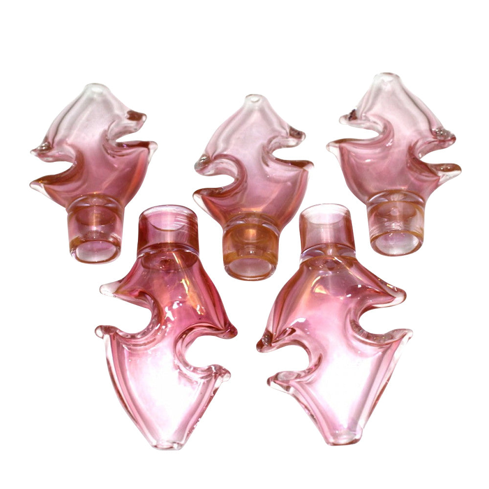 New Unique Style Design Pink Color Chillum with vibrant pink finish, handcrafted construction, and compact portable design.