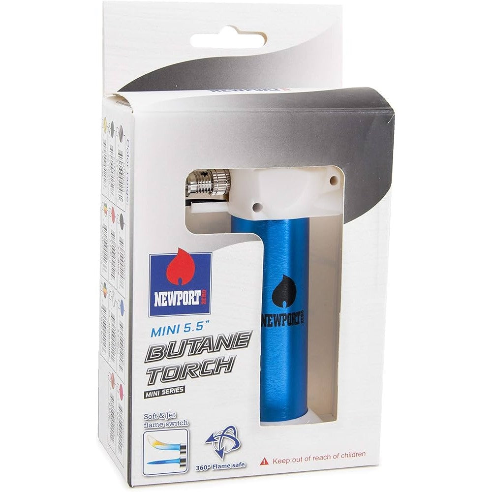 Newport Zero Mini Series Torch with compact portable design, powerful flame, adjustable control, refillable butane system, and durable build.