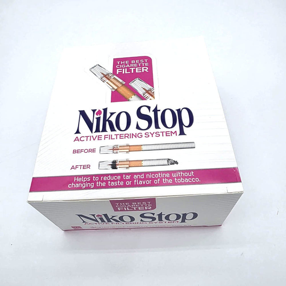 niko stop the best cigarette filter 24 boxes 30 disposable cigarette filters In each box smoke