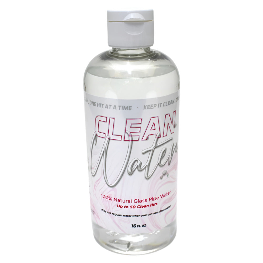 Pink Formula Clean Water 16 oz Bottle liquid cleaning solution for removing residue and buildup from water systems easy-to-use maintenance formula.