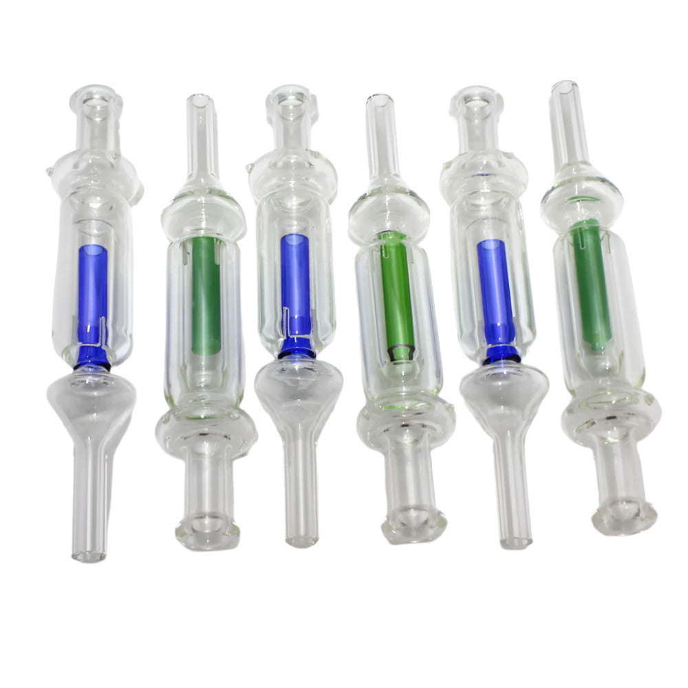 Premium Glass Straw Kit with durable glass construction and portable design for smooth and convenient dabbing sessions.