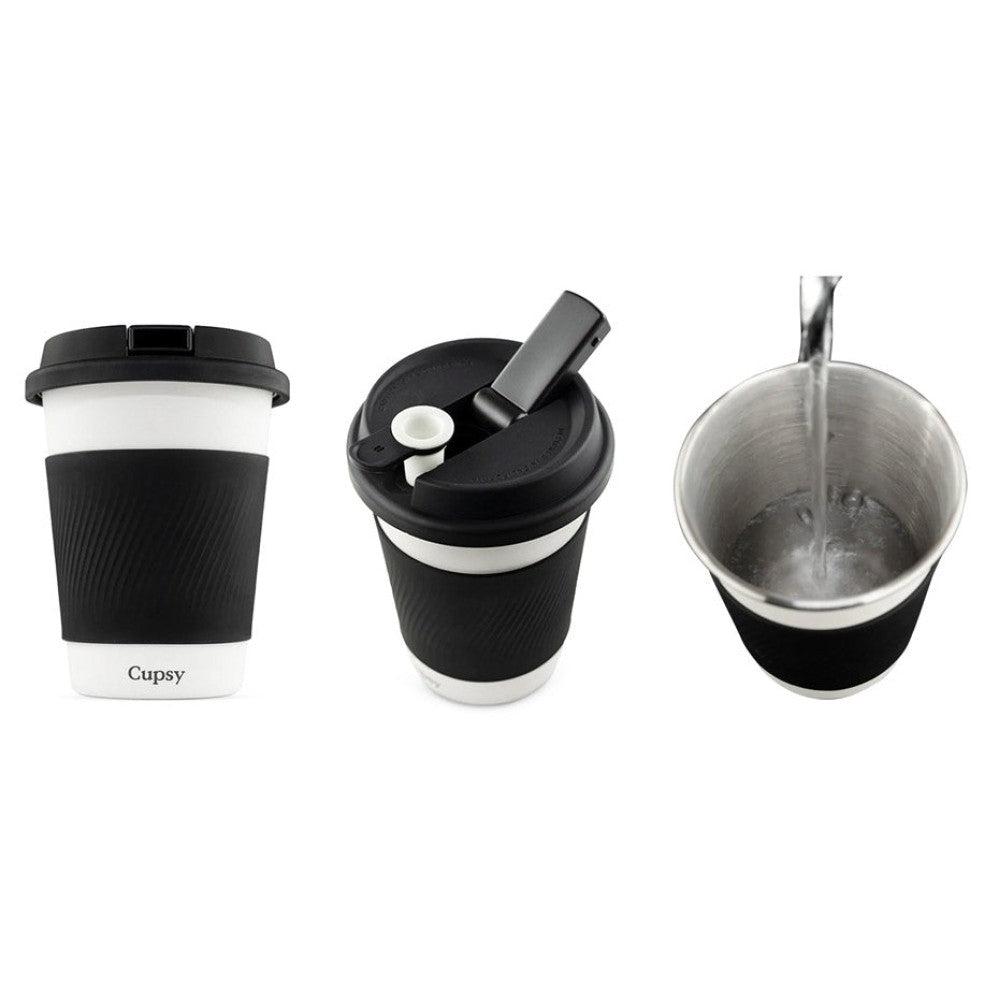 Puffco Cupsy Discreet Coffee Cup Style Water Pipe Portable Hidden Glass Bong Designed for Smooth Filtration and Stealth Vapor Experience