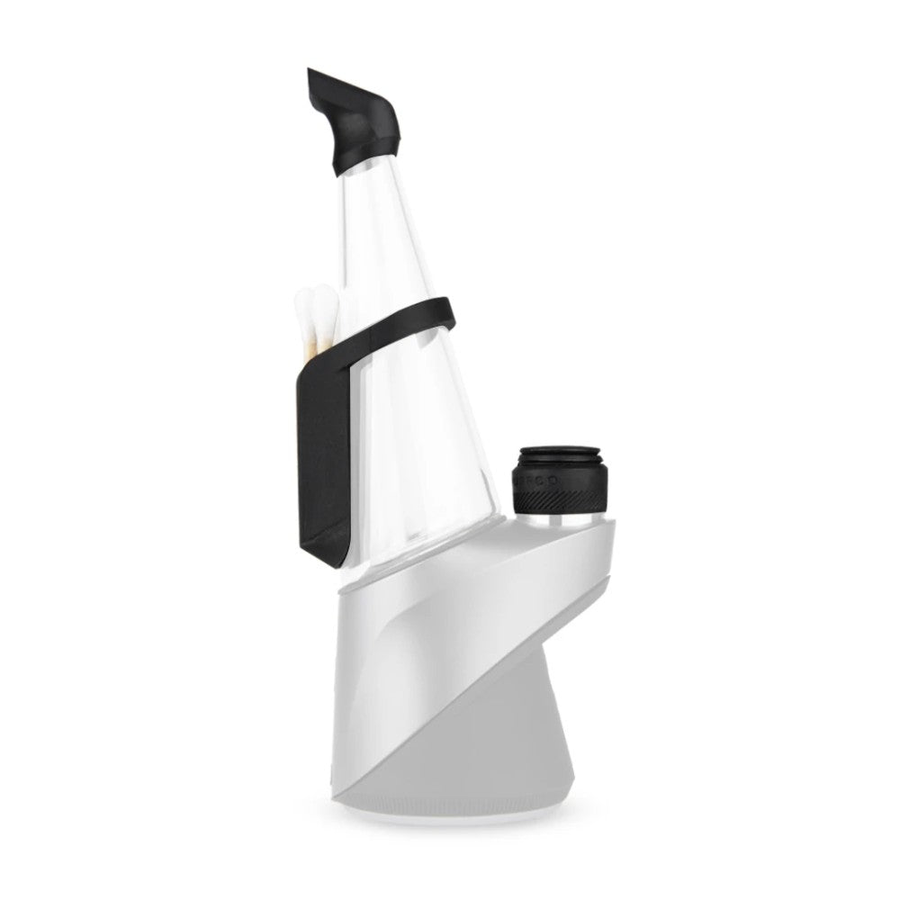 Puffco Peak Pro Travel Pack black silicone accessory kit designed for protection, portability, and easy travel use with Puffco Peak Pro device.