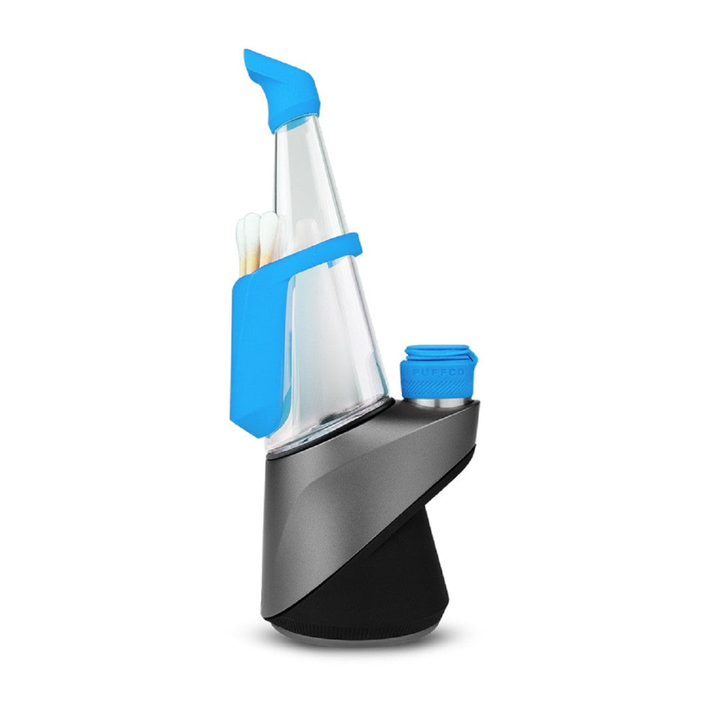 Puffco Peak Pro Travel Pack multiple color silicone accessory kit designed for portability, protection, and easy travel use with Peak Pro device.