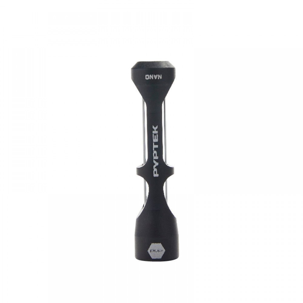 PYPTEK Nano compact glass hand pipe featuring a durable design, portable size, and premium craftsmanship.