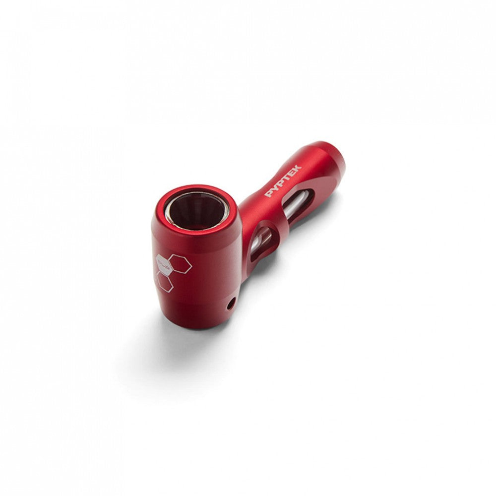 PYPTEK Pocket Pipe Compact Portable Metal and Glass Hand Pipe with Durable Design