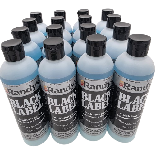 Premium Randy’s Black Label 12oz cleaning solution for removing residue and buildup effectively