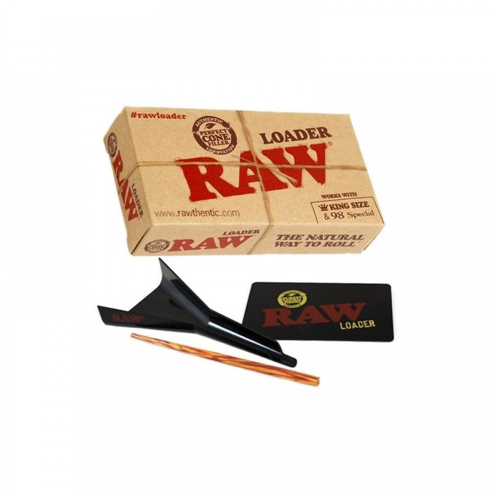 RAW Cone Loader designed for King Size and 98 Special cones, providing a quick, easy, and mess-free cone filling experience.
