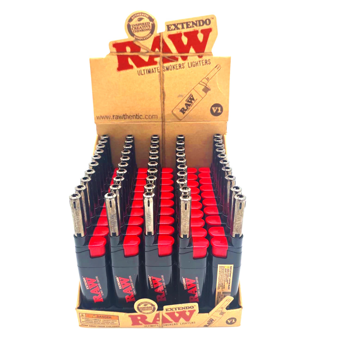 Raw Extendo  Lighter 50 Pcs Per Pack
