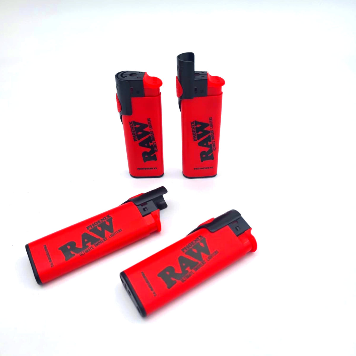 The RAW Phoenix Lighter Red 30CT Pack