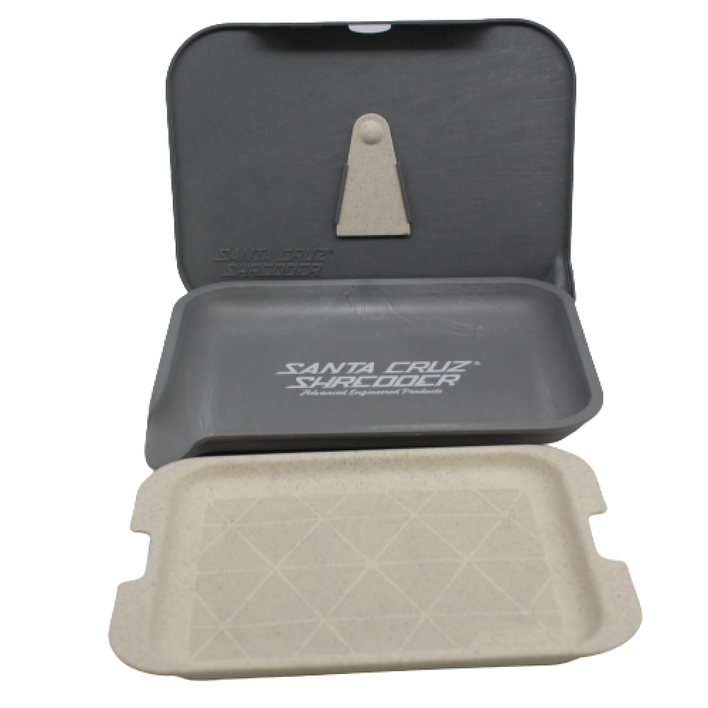 Santa Cruz hemp tray 3 piece kit with organic eco-friendly design, durable build, and multi compartment layout for easy organization.