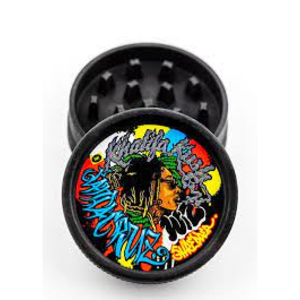 Santa Cruz Shredder 2 Part Khalifa Kush Hemp Grinder 24ct per box featuring durable hemp construction, simple two-piece design, and precision grinding teeth for smooth and consistent herb preparation.