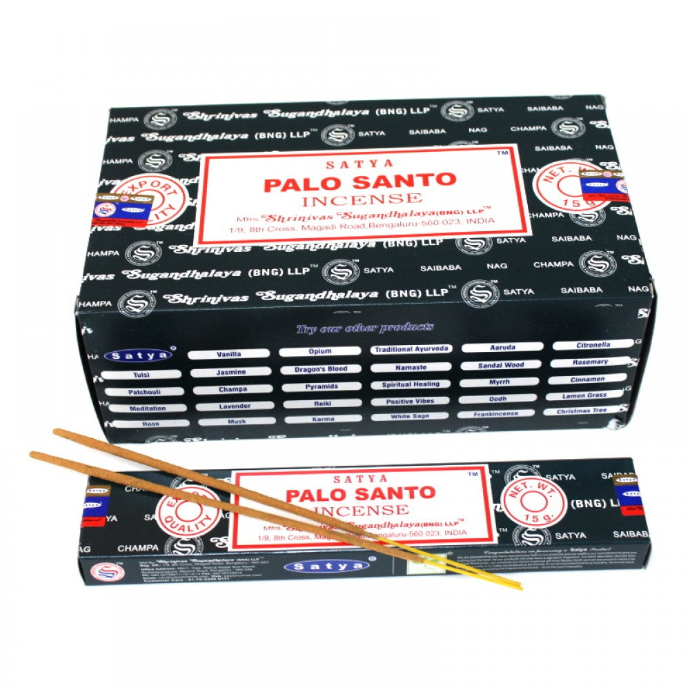 Handcrafted Satya incense sticks 15g with natural aroma for peaceful environment.