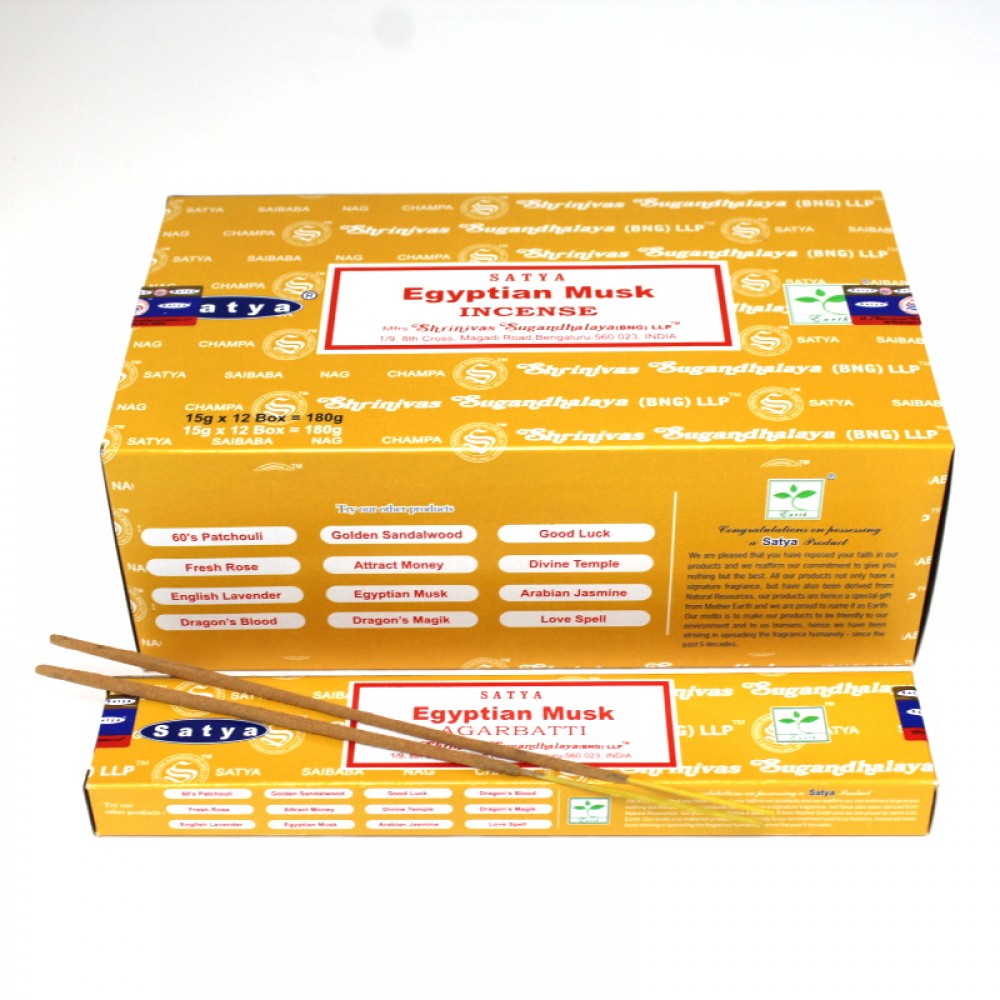 Long-lasting Satya incense sticks with natural scent ideal for home and spiritual use.